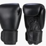 LEATHER BOXING GLOVES MATTE BLACK